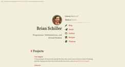 Desktop Screenshot of brianschiller.com